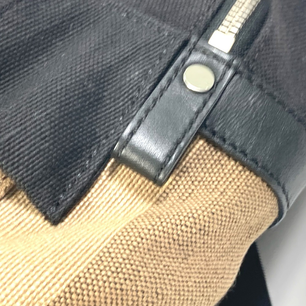 Burberry Mega Check Backpack Canvas Leather Beige - Picture 8 of 9